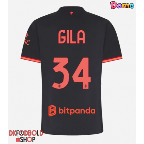 AC Milan Mario Gila #34 Tredje trøje Dame 2026-27 Kort ærmer
